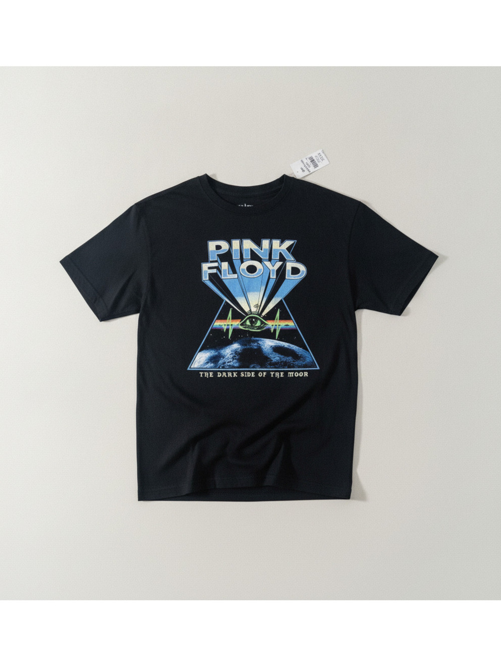 Pink Floyd The Dark Side Of The Moon Graphic T-Shirt Black 50yr NEW Unisex Small